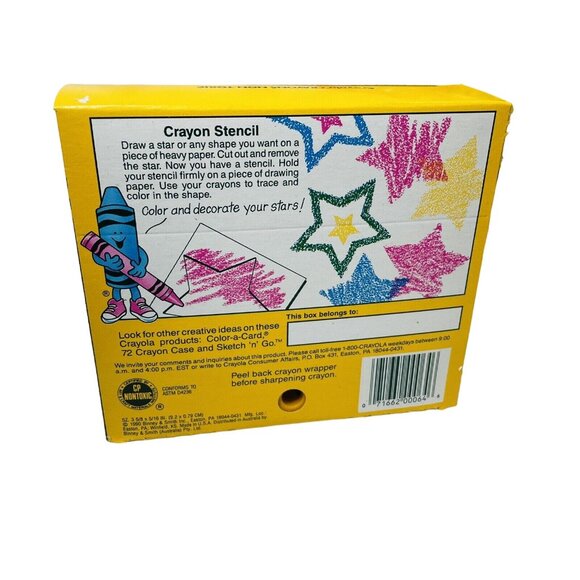 Crayola Clear Small Backpack And Unused 64 Crayon Box With Retired And Tarnished - Picture 4 of 14